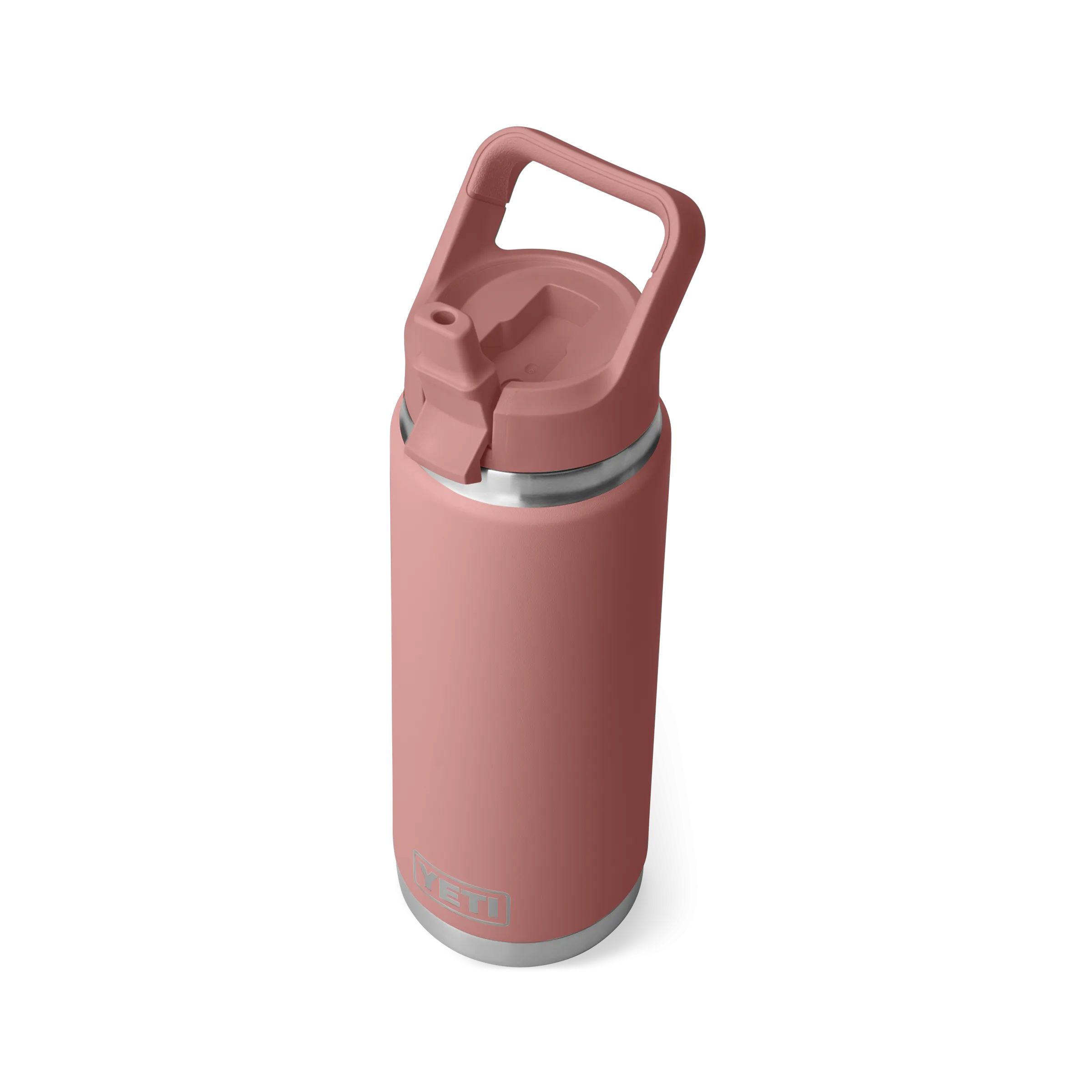 Yeti Rambler 26oz/769ml Bottle with Colour Match Straw Cap - Sandstone Pink