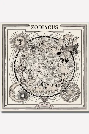 Zodiacus Silk Scarf